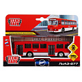 Машина Технопарк, ЛИАЗ-677, 15 см, инерционная, металл, SB-16-57-RD-WB