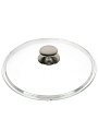Крышка для посуды стекло, 28 см, Горница, кнопка металл, КрМ280 - фото 3