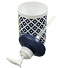 Набор для ванной 4 предмета, темно-синий, пластик, стакан, подставка для зубных щеток, дозатор, мыльница, PP0475AA-4-F1 - фото 5