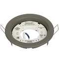 Светильник светодиодный встраиваемый, GX53, 10.8х3.8 см, матовый, графит, General Lighting Systems, GCL-GX53-H38