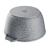 Кастрюля алюминий, антипригарное покрытие, 3 л, с крышкой, крышка стекло, круглая, Мечта, Premium grey, 43901, серая - фото 6