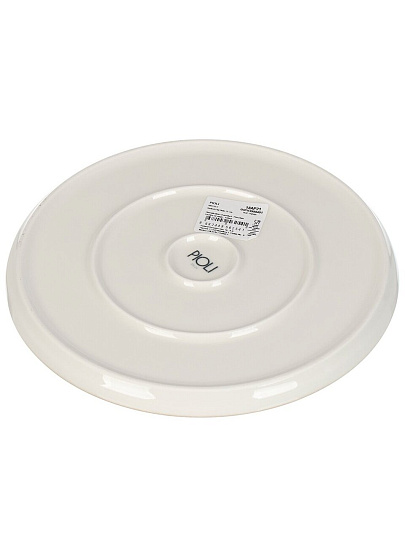 Тарелка десертная, фарфор, 21 см, с бортом, круглая, Reflect, Pioli, 18AP21 PL Reflect