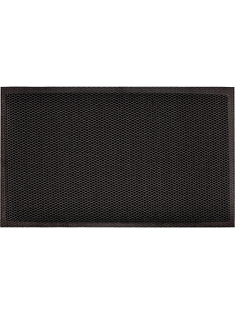 Коврик грязезащитный, 40х60х0.7 см, прямоугольный, серо-черный, Mesh mat Комфорт, ComeForte, MM-02