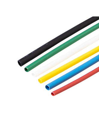 Термоусадочная трубка 20 шт, ТУТнг 2:1, набор №4, 100 мм, Rexant, 29-0104