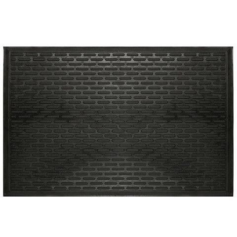 Коврик грязезащитный, 45х75 см, прямоугольный, резина, черный, Тире, F0009000925/КА 115