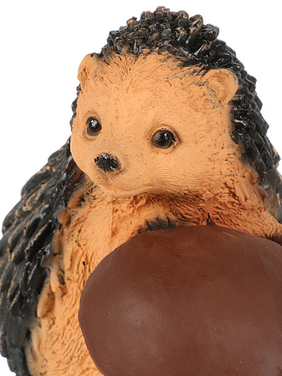 Фигурка садовая Ежик с грибом, ФР-00000274