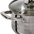 Набор посуды нержавеющая сталь, 6 предметов, кастрюли 1,8, 2.5, 3.5 л, индукция, Катунь, Элис, КТ16-В - фото 2