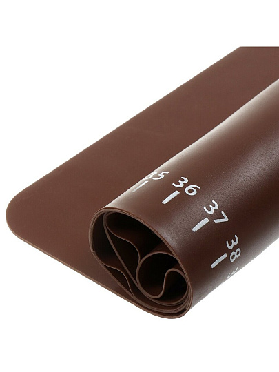 Коврик кухонный силикон, 40х50 см, коричневый, Y4-5428