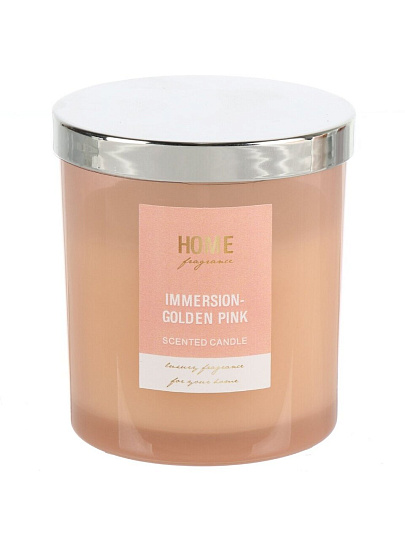 Свеча декоративная ароматизированная, 6.5х8х7 см, в стакане, парафин, аромат Лавровый лист и лайм, А