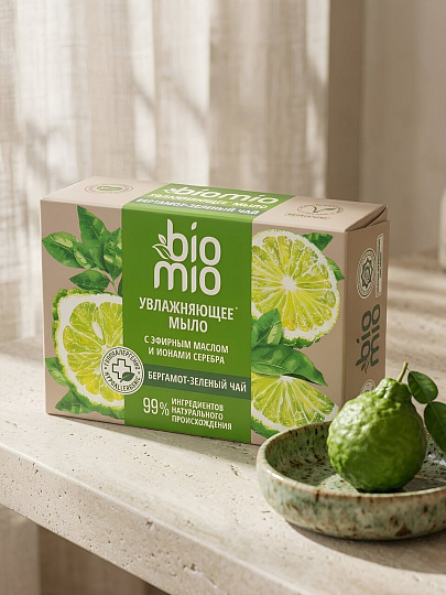 Мыло BioMio, Бергамот и зеленый чай, 90 г