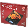 Весы кухонные электронные, стекло, Energy, EN-433A, платформа, 10 г, до 10 кг, LCD-дисплей, 110068 - фото 2