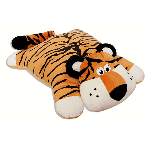 Подушка декоративная, 38х50 см, Тигр-Борис, 100% полиэстер