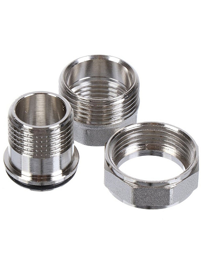 Американка 1/2'', г-ш, никель, прямая, STI