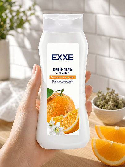 Гель для душа Exxe, Апельсин и пачули, 400 мл