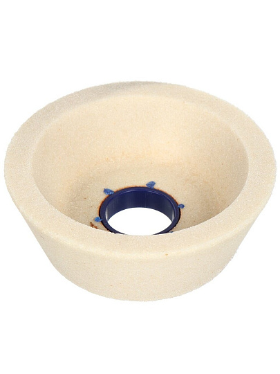 Круг шлифовально-точильный LugaAbrasiv, 25A, диаметр 125х45 мм, посадочный диаметр 32 мм, зернистость 60, белый, K,L 32 м/с V