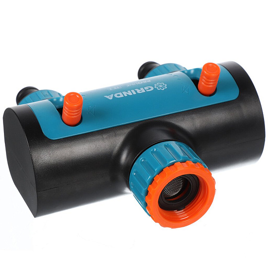 Распределитель 3/4&quot;-1&quot;, внутренняя резьба, двухканальный, соединитель 3/4&quot;-1&quot;, Grinda, PROLine TS-2