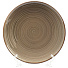 Тарелка обеденная, керамика, 26 см, круглая, Verde бежевый, Daniks, ST2155 - фото 2