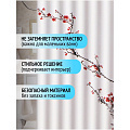 Штора для ванн 180х180 см, полиэстер, Сакура, белая, STSC1019 - фото 6