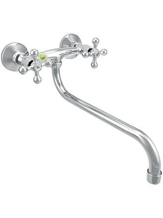 Смеситель для кухни, Juguni, с кран-буксой, хром, JGN0840