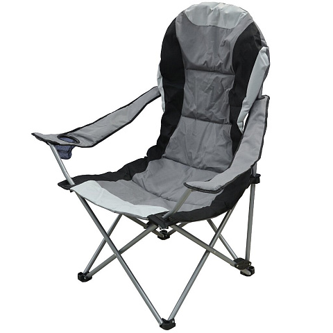Стул-кресло 52х52х80 см, серое, ткань, усиленное, LG7045