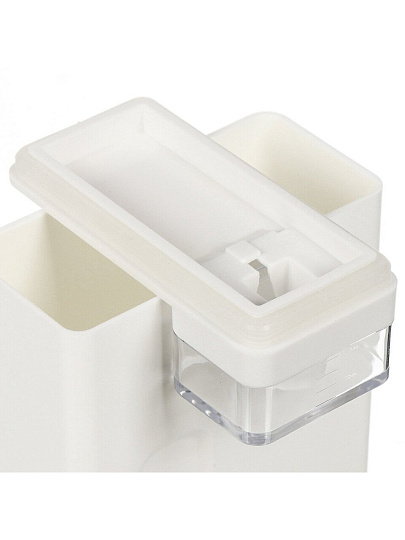 Контейнер для порошка и моющих средств, пластик, 5.8х12х21.8см, белый, Y4-7852