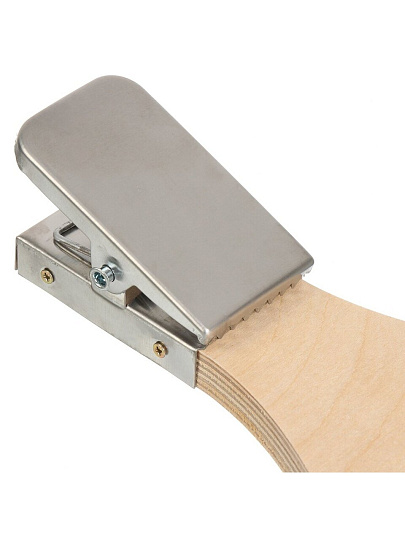 Доска разделочная дерево, для рыбы с зажимом, 51х15.5х2 см, с прищепкой, прямоугольная, 1389