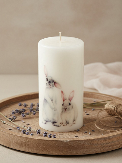 Свеча декоративная 10х5 см, Друзья, 28 1501 8159