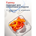 Контейнер пищевой жаропрочное стекло, 0.65 л, 17.6х13.1х6.4 см, прямоугольный, Горница, Кон2060К - фото 10