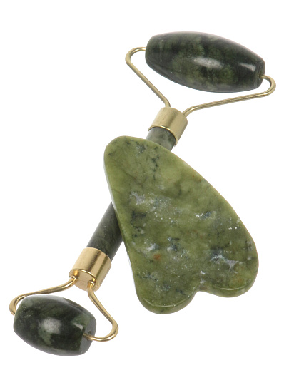 Набор для ухода за лицом, камень, роликовый массажер и гуаша, Y4-11511