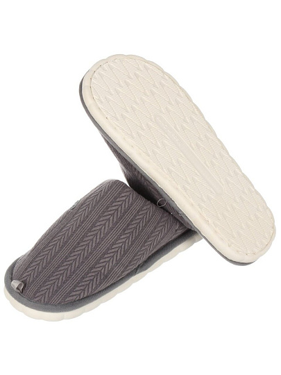 Тапки для мужчин, серые, р. 40-41, закрытые, A210331