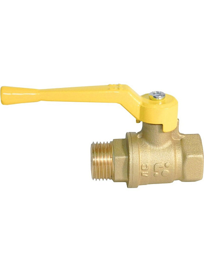 Кран для газа г-ш, 1/2'', ручка, БАЗ