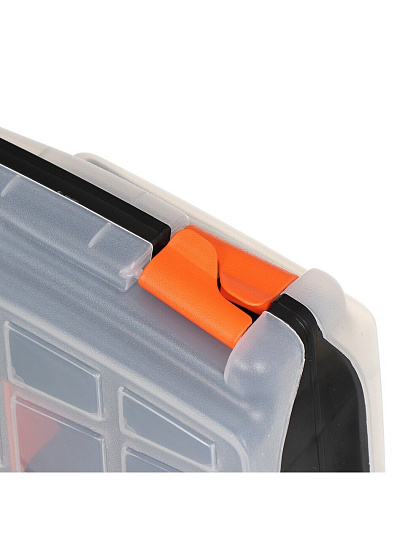 Ящик-органайзер для инструмента, двусторонний со сменными вставками, 42.5х33х8.5 см, Profbox, ЕD-40