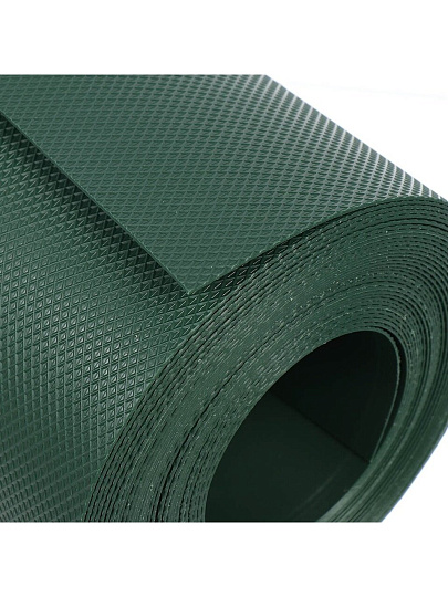 Лента бордюрная для газонов, пластмасса, прямая, 30х900 см, хаки, Протэкт, БЛ-30/9