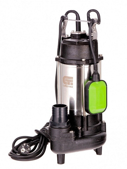 Насос фекальный, Сибртех, 750 Вт, глубина погружения 5 м, максимальный напор 16 м, 22 м³/ч, СФН750