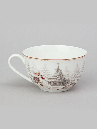 Чайная пара фарфор, 2 предмета, на 1 персону, 300 мл, Lefard, Морозко, 85-2044