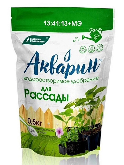 Удобрение Акварин, для рассады, 500 г, БХЗ