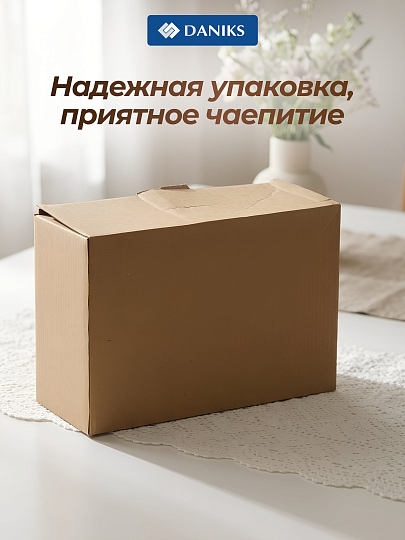 Кружка керамика, 4 шт, 380 мл, Кофе, на металлической подставке, Daniks, R24210/5607Y