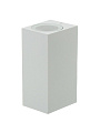 Светильник фасадный General Lighting Systems, GWL-2MR16-GU10-S-IP65, накладной, 50 Вт, металл, 8х15 см, 2 лампы, IP65, квадратный, белый