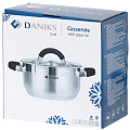 Кастрюля нержавеющая сталь, 3.1 л, крышка стекло, Daniks, Турин, QS-1-20/GS-01413-20CA, индукция - фото 11