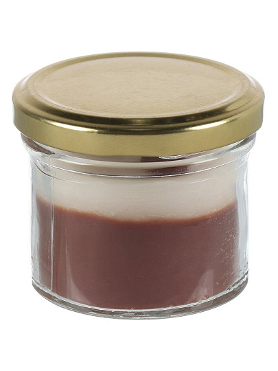 Свеча декоративная ароматическая, 6.4х5.9 см, в баночке, Kukina Raffinata, Кофейно-шоколадная фантазия, с крышкой, 125 мл, 501645
