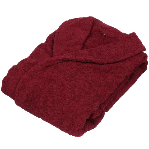 Халат женский, махровый, хлопок, бордовый, 54, Вышневолоцкий текстиль, 220