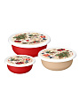 Миска пластик, 1.2 л, с крышкой, с декором, Modena, Игрушки, Homver, 223138206/03, красная - фото 4
