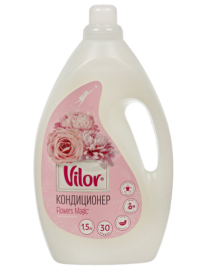 Кондиционер для белья Vilor, 1.5 л, Цветочная магия
