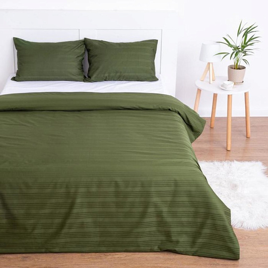 Комплект &quot;Этель&quot; &quot;Pine forest&quot; Пододеяльник 175*215 ,наволочка 50*70-2 шт,страйп-сатин, 5752245