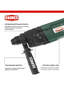 Перфоратор Hammer, PRT650D, SDS-Plus, 650 Вт, 2.2 Дж, 3 режима, с кейсом, 680319 - фото 2