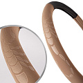 Оплетка на руль DSV, Black+Beige, R99301, черно-бежевая - фото 2
