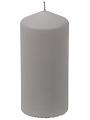 Свеча ароматизированная, 15х7 см, колонна, серая, Bartek Candles, Вельвет, классическая - фото 3
