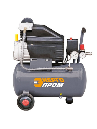 Компрессор масляный, Техпром, КМ-2524, 1.5 кВт, поршневой, 24 л, 240 л/мин, 8 бар, прямой