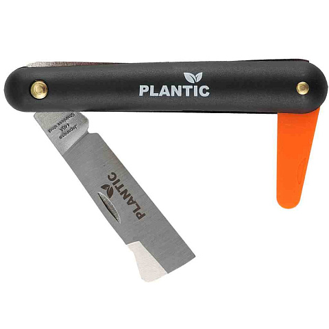 Нож садовый прямой, для прививок, Plantic, 37300-01