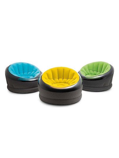 Кресло надувное 109х112х69 см, в ассортименте, 100 кг, Intex, 66582NP